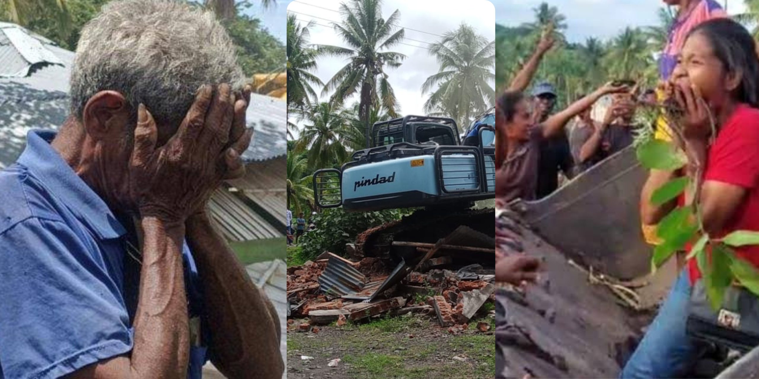 Warga Nangahale, Sikka NTT Menangis di tengah Penggusuran oleh Pt. Krisrama/Sumber:NN