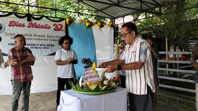 Potret Perayaan HUT ke 37 SMK Santo Thomas Maumere/Foto: Irma Rose