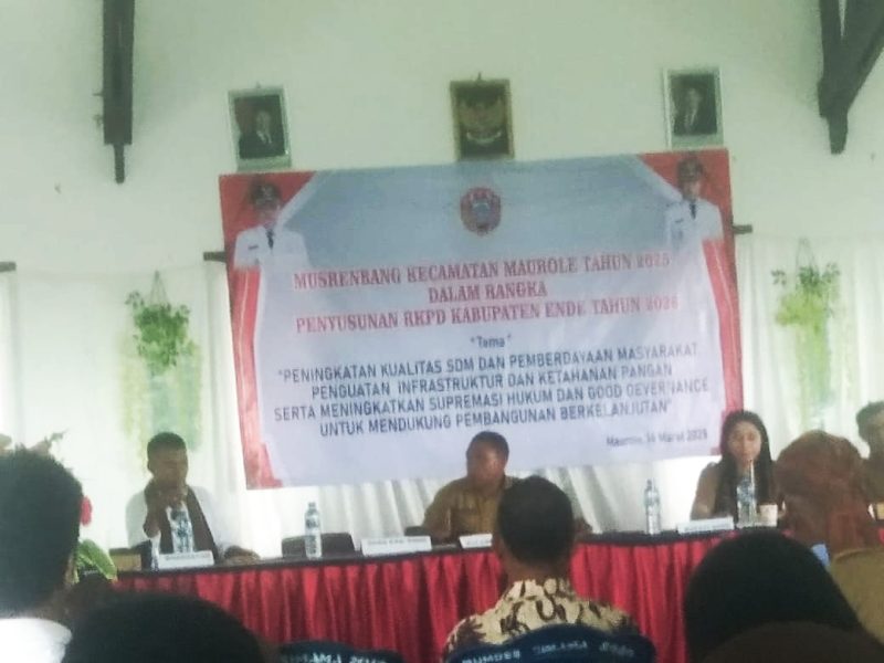 Foto Kegiatan Musrenbangcam Tingkat Kecamatan﻿ Maurole﻿/Foto:Istimewa