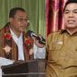 Foto: Bupati Ende, Yoseph Benediktus Badeoda (Kiri) dan Plt BPKAD Ende, Fransisco Versailes Siga (Kiri)/ Sumber: Dok.Narasintt