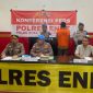 Konferensi Pers Oleh Polres Ende. Jumat (31/10/2025)/foto: Fidel